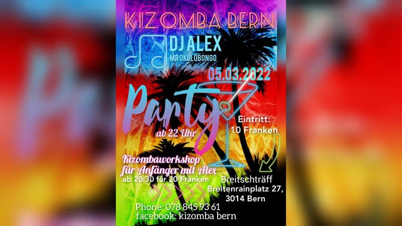 Kizomba Party, mit vorhergehendem Workshop