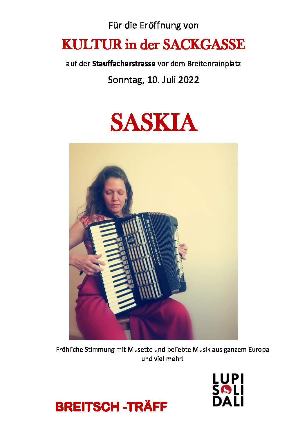 Saskia - Kultur in der Sackgasse
